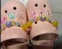 牧童兒童涼拖鞋新款室內甜美公主洞洞鞋女童外穿透氣沙灘鞋子軟底 奶昔粉 29 底標190/鞋內長(cháng)18.5cm 曬單實(shí)拍圖