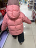jnby by JNBY江南布衣童裝加厚羽絨服短款連帽面包服保暖冬男女童1OAC10950 665/中粉色 120 cm 曬單實(shí)拍圖
