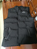 回力棉馬甲男秋冬季保暖加厚外穿男士立領(lǐng)坎肩休閑棉服男裝黑色2XL 曬單實(shí)拍圖