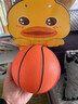 兒童籃球框投籃玩具室內外立式可升降寶寶1-3歲嬰兒家用球類(lèi)靜音 【升級版】可升至129cm小黃鴨【籃球架+2球】 曬單實(shí)拍圖