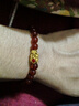 謝瑞麟（TSL）新年禮物黃金手鏈足金招財紅瑪瑙貔貅串珠手串XK132 約0.3g 曬單實(shí)拍圖