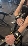 阿迪達斯（adidas）健身護腕男綁帶加壓護手腕疼扭傷女運動(dòng)臥推助力帶女力量器械訓練 升級款丨兩只黑白【綁帶加壓丨強力支撐】 曬單實(shí)拍圖