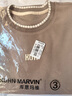 庫恩瑪維（KUHNMARVIN）【莫代爾】休閑短袖連衣裙女2025夏新款高智精英T恤裙子K37136 駝色 S 曬單實(shí)拍圖