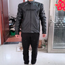 杜漢（DUHAN）摩托車(chē)騎行服男女四季情侶款賽車(chē)服越野機車(chē)皮衣秋冬款防摔外套 D-2168黑武士+海神褲（套裝） XL 曬單實(shí)拍圖