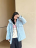 波司登25年羽絨服女士冬季90絨加厚連帽修身短款時(shí)尚運動(dòng)保暖外套 曬單實(shí)拍圖
