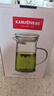金灶（KAMJOVE）月牙濾片玻璃茶藝壺 大容量耐熱晶透冷水壺功夫茶沖泡茶壺TP-607 【月牙濾片 出水流暢】 700ml 曬單實(shí)拍圖