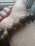 吉千年 阿根廷綠檀手串 復古綠檀木佛珠手串 綠檀手串檀木文玩 生日禮物 【沉水級】老綠檀12mm*17顆 曬單實(shí)拍圖