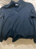 Navigare【張新成同款】小帆船半開(kāi)領(lǐng)衛衣秋季新款簡(jiǎn)約休閑長(cháng)袖男士打底衫 海軍藍 L 曬單實(shí)拍圖