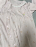 鯨魚(yú)阿唔 女?huà)雰哼B體衣夏季薄款純棉提花寶寶衣服長(cháng)袖空調服夏裝 紫色 73cm 曬單實(shí)拍圖