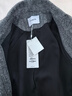PORTS寶姿女裝秋季新款時(shí)尚復古雙排扣毛呢大衣 灰色混色 XL （10） 曬單實(shí)拍圖