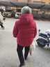 鴨鴨（YAYA）中老年奶奶老人羽絨服冬裝女2025新款中長(cháng)款媽媽加厚洋氣保暖外套 曬單實(shí)拍圖