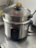 三角牌（Triangle）電飯煲 老式電飯鍋家用304不銹鋼煮飯鍋燉湯鍋帶蒸籠家庭用大容量 3升丨升級304內膽【0涂層】丨2-4人 3L 曬單實(shí)拍圖
