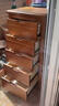 美克美家五斗柜實(shí)木胡桃木實(shí)木六斗柜現代簡(jiǎn)約家用收納臥室儲物 胡桃色三斗柜寬度50深度40高度6 整裝 曬單實(shí)拍圖