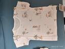 童泰（TONGTAI）寶寶短袖套裝夏季純棉嬰兒上衣兒童內衣男女童短褲提花橘色90cm 曬單實(shí)拍圖