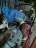 XMSJ電動(dòng)車(chē)透明擋風(fēng)板加大加厚防風(fēng)高清加寬加高踏板摩托車(chē)通用擋雨板 高清透明【全包纖維桿】黑色 曬單實(shí)拍圖