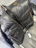 Johz歐貨男裝外套冬季90%白鴨絨背面的羽絨服男短款亮面立領(lǐng)高檔 黑色 L （115-130斤） 曬單實(shí)拍圖
