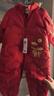 巴拉巴拉嬰兒連體衣羽絨服寶寶男童女童2025新款冬裝外出哈衣爬服造型拜年 曬單實(shí)拍圖