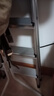 萬(wàn)怡（WRIGHT）梯子家用折疊梯加厚鋁合金人字梯室內登高安全扶梯銀色4步 曬單實(shí)拍圖
