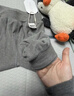 ELLE BABY童裝兒童保暖褲男女童打底褲秋冬寶寶加厚褲子高彈不勒深灰藍100 曬單實(shí)拍圖