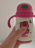 杯具熊（BEDDYBEAR） 學(xué)飲兒童保溫杯小容量帶手柄學(xué)飲寶寶吸管杯小號保溫杯便攜水杯 貪吃草莓熊-直吸400ml 曬單實(shí)拍圖