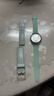適用于斯沃琪Swatch skin超薄SFK360 SFK361 SFK397針扣橡膠硅膠手表帶男女 淺藍色 曬單實(shí)拍圖