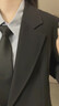 圖曼朵西裝套裝女正裝西服黑色高端西裝外套春秋通勤面試職業(yè)商務(wù)褲裝 黑色套裝【西裝外套+西褲】 M 推薦105-115斤可穿【商務(wù)通勤】 曬單實(shí)拍圖