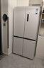 美的（Midea）571純平全嵌十字雙開(kāi)門(mén)冰箱四開(kāi)門(mén)一級能效風(fēng)冷無(wú)霜底部散熱大容量冰箱一級能效 （支持?zhù)櫭芍锹?lián)） 571白 曬單實(shí)拍圖