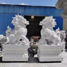 爵初石雕麒麟一對漢白玉青石仿古麒麟別墅公司酒店單位大門(mén)口擺件 青石材質(zhì)定制 曬單實(shí)拍圖