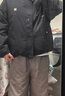 太平鳥(niǎo)男裝 防寒羽絨服男短款25年冬季新款立領(lǐng)面包服# 黑色 第一批 L 曬單實(shí)拍圖