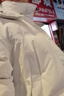 紅袖高品質(zhì)保暖羽絨服冬季新款女裝拉鏈立領(lǐng)連帽寬松休閑氣質(zhì)短外套 米白004 M 曬單實(shí)拍圖