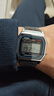 卡西歐（CASIO）經(jīng)典復古小方塊 簡(jiǎn)約休閑時(shí)尚學(xué)生電子手表 鋼帶防水中性情侶表 A159WA-N1DF 曬單實(shí)拍圖