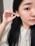 DRLS莫桑鉆圓形耳釘女結婚耳環(huán)耳圈女友生日禮物925銀表白禮物情人節 50分進(jìn)口莫桑耳釘一對+證書(shū)+豪華禮盒 曬單實(shí)拍圖