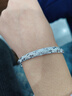 臻匯銀999足銀滿(mǎn)天星銀手鐲女銀飾品首飾生日禮物新年送媽媽女友長(cháng)輩 曬單實(shí)拍圖