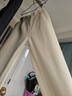范思藍恩垂感親膚百搭休閑褲2024冬季新款通勤直筒顯瘦褲子14465 奶白色 S 曬單實(shí)拍圖