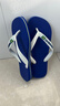 havaianas哈唯納Brasil Logo巴西元素夾腳人字拖夏情侶拖鞋 2711-海洋藍 39-40 巴西碼 曬單實(shí)拍圖