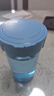 特百惠（Tupperware）雅致300ml簡(jiǎn)約寬口塑料水杯子男女小巧直飲水杯便攜帶拎繩七夕 水晶藍300ml1個(gè) 曬單實(shí)拍圖
