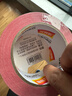 得力（deli）強力布基膠帶 防臺風(fēng)高粘性耐磨防水膠帶 48mm*20m*230μm 地毯固定管道修補密封 紅色1卷 52002 曬單實(shí)拍圖