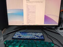 狼蛛（AULA）HERO68 MINI矮磁軸機械鍵盤(pán)鋁坨坨68鍵RT電競游戲辦公便攜有線(xiàn)8K回報率RGB網(wǎng)頁(yè)驅動(dòng)無(wú)畏契約三角洲 浮世藍【粉皇mini】碳纖維定位板丨220目陽(yáng)極 曬單實(shí)拍圖
