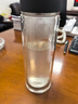膳魔師（THERMOS）雙層玻璃杯400ml高硼硅水杯子茶水分離茶杯帶茶漏TCGA-400-D-BK 曬單實(shí)拍圖