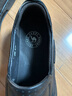 駱駝（CAMEL）皮鞋男商務(wù)休閑鞋秋冬季真皮高端加絨一腳蹬牛皮爸爸鞋子男士 G14A545711  黑色 41 曬單實(shí)拍圖