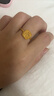 周六福爆閃方糖5G工藝黃金戒指女新年生日禮物計價(jià)A0113174 13號約2.68g 曬單實(shí)拍圖