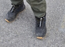 探路者（TOREAD）旗艦 兒童運動(dòng)鞋男女中大童鞋秋冬季款冬靴徒步鞋子 黑色黃色 35 曬單實(shí)拍圖