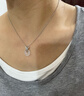 多想余項鏈女款平安扣吊墜輕奢小眾高級感鎖骨鏈飾品毛衣鏈蝴蝶2025新款 蝴蝶平安扣鈦鋼項鏈 曬單實(shí)拍圖