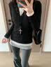 京多夢微喇褲女2026新款加絨加厚垂感可外穿打底褲小個子喇叭運動瑜伽褲 灰色 （加絨款） L （100-115斤） 曬單實拍圖