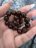 迎胤國印度小葉紫檀原木手串正品天然貔賕滿(mǎn)金星佛珠文玩手鏈高端手把件 曬單實(shí)拍圖
