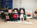 方仔照相館照片定制設計積木人仔【三口之家】【歡樂(lè )全家?！縿?chuàng  )意禮物擺件 曬單實(shí)拍圖