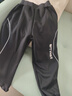 她及其他胖男童加絨褲子加肥加大中大童男孩大碼保暖一體絨衛褲小胖墩棉褲 黑色弧線(xiàn)【中厚加絨款】 170 碼建議140-160身高，110-130斤 曬單實(shí)拍圖