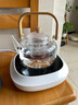 GERTHRON【德國】玻璃煮茶壺2025新款燒水壺泡茶家用提梁壺圍爐耐高溫電陶 透明沐川蒸煮一體茶壺 1000ml 曬單實(shí)拍圖