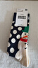 Happy Socks【新品】Happy Socks襪子女男士襪秋冬款多巴胺圣誕雪人襪中筒襪 雪人點(diǎn)點(diǎn) 1雙 L 41-46 曬單實(shí)拍圖