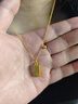 金至尊（3DG Jewellery）迎福納寶黃金項鏈古法小金磚金條999足金套鏈自戴新年禮物計價(jià) 金重10.11克（配珠寶禮盒） 曬單實(shí)拍圖